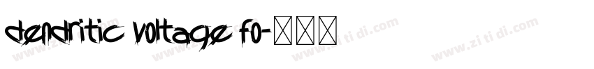 dendritic voltage fo字体转换